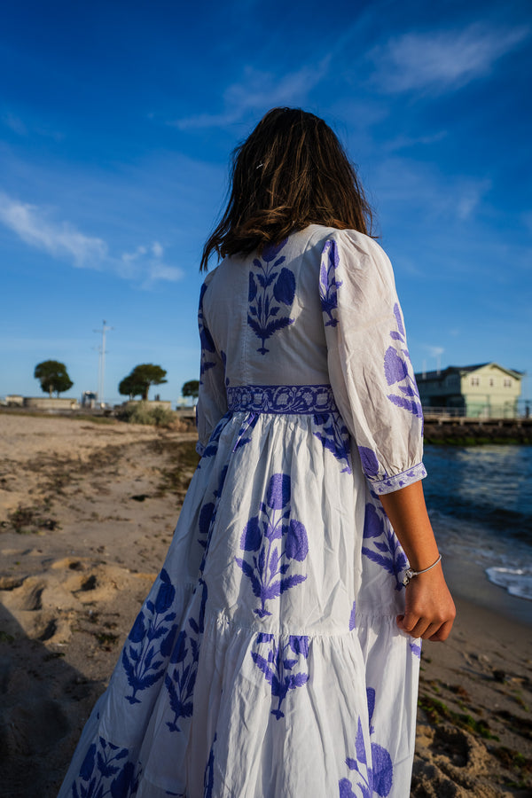 Daphne Lavender Midi Dress