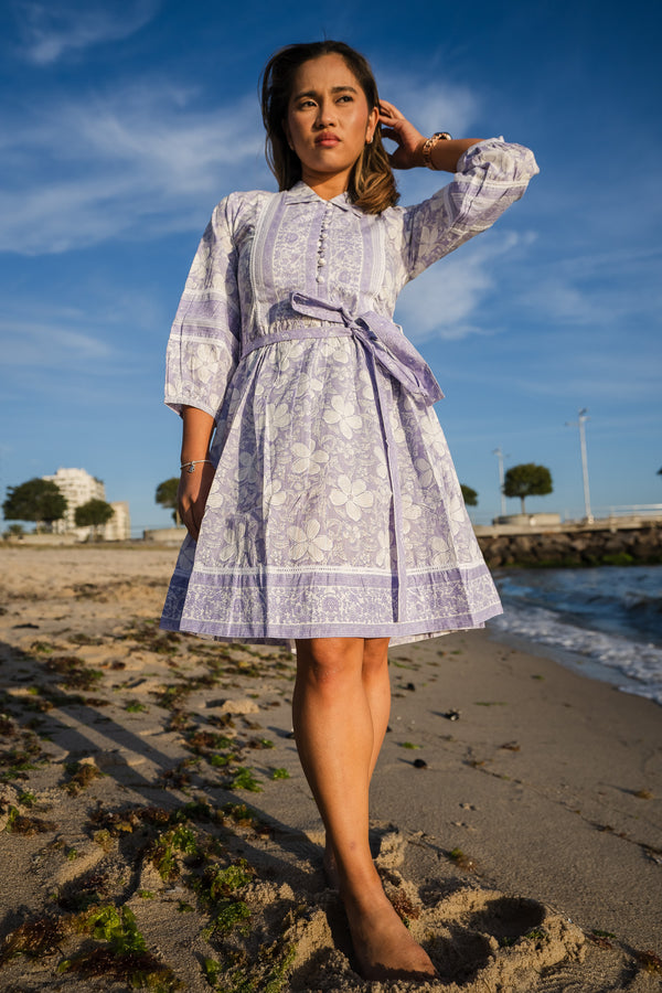 Desert Lavender Mini Dress
