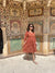 Brighton Printed Dress - Rust