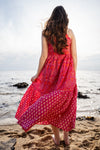 Flamingo Printed Dress - Pink