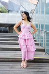 Rosette Midi Dress