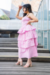 Rosette Midi Dress