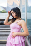 Rosette Midi Dress