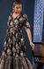 Black Rose Midi Dress